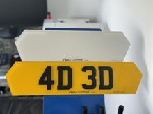 Load image into Gallery viewer, Number Plate Order Centre - 4D - 3D Gel - Printed - Import - Motorcycle - Hex - Short - Dealer re create