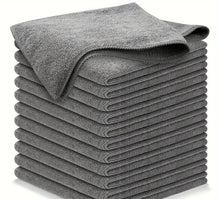 Load image into Gallery viewer, Microfibres towel pack 30x30 cm 12 Pack grey
