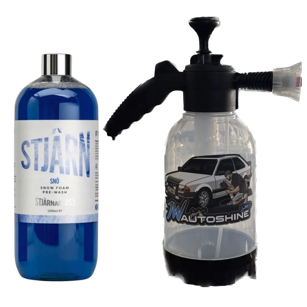 Snow foam Pump Sprayer Stjarnagloss sno bundle