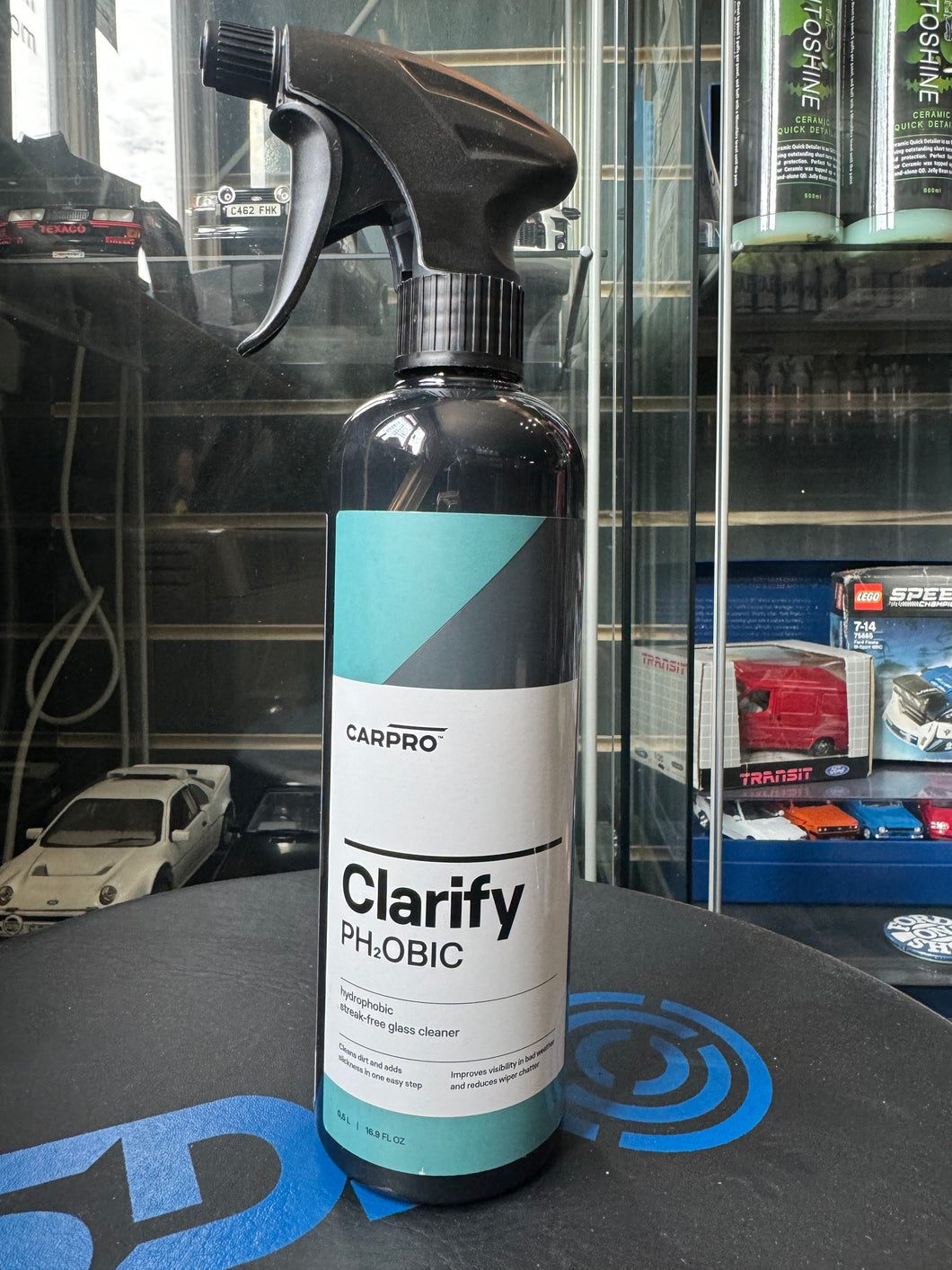 Carpro Clarify Phobic 500ml hydrophobic glass cleaner and sealant