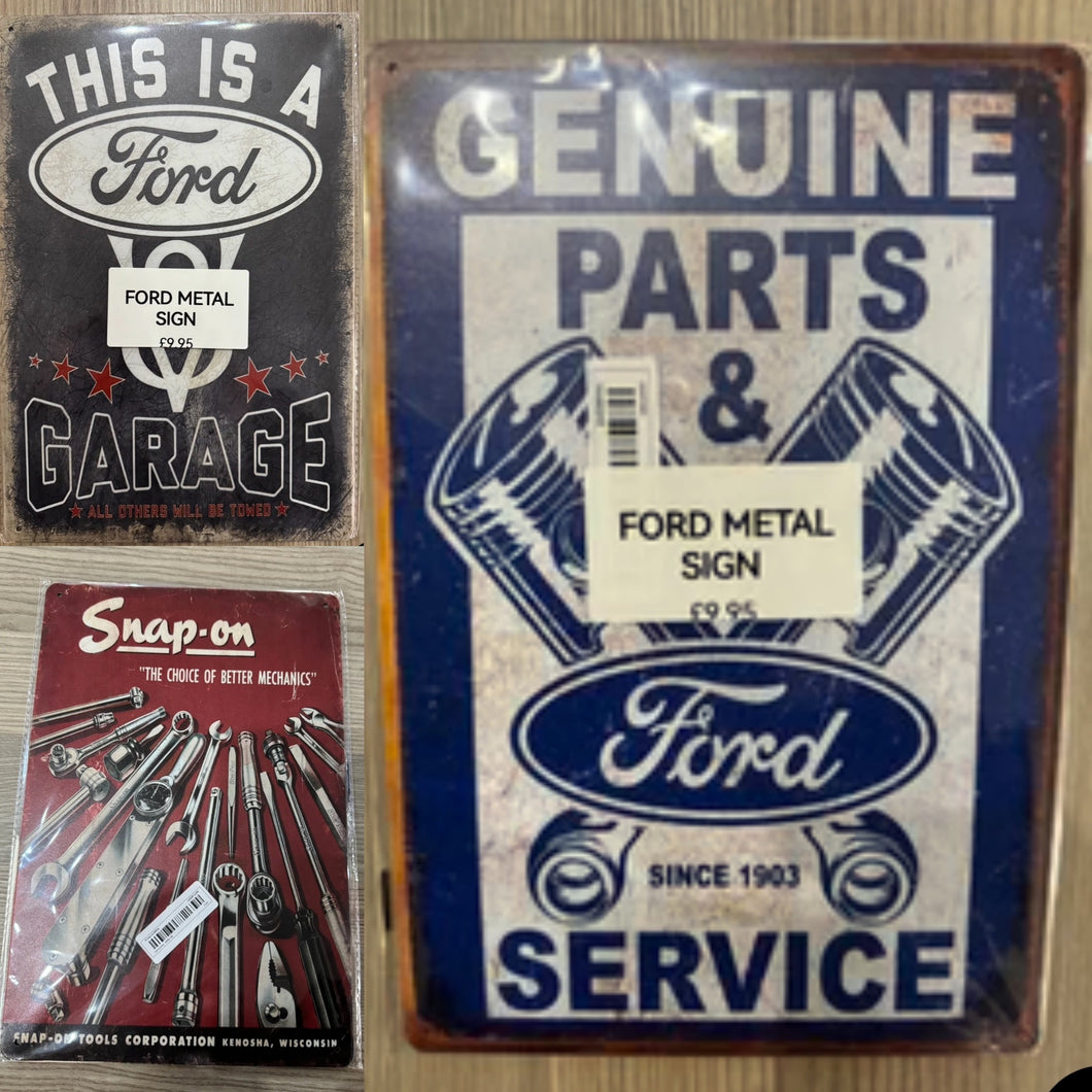 Metal sign set! All 3 for £20