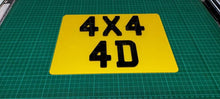 Load image into Gallery viewer, 4D or 3D Number Plates (Pair) please supply reg in checkout
