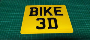 4D or 3D Number Plates (Pair) please supply reg in checkout