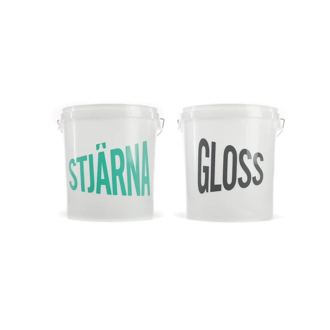 Stjarnagloss 2 bucket wash kit Dirt Lock Filter Grit guard